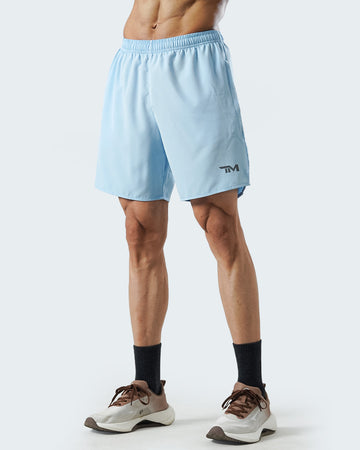 Run-Tech Shorts Aqua blue.