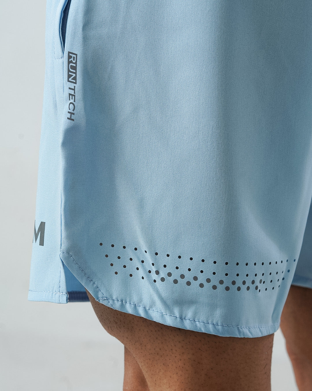 Run-Tech Shorts Aqua blue.