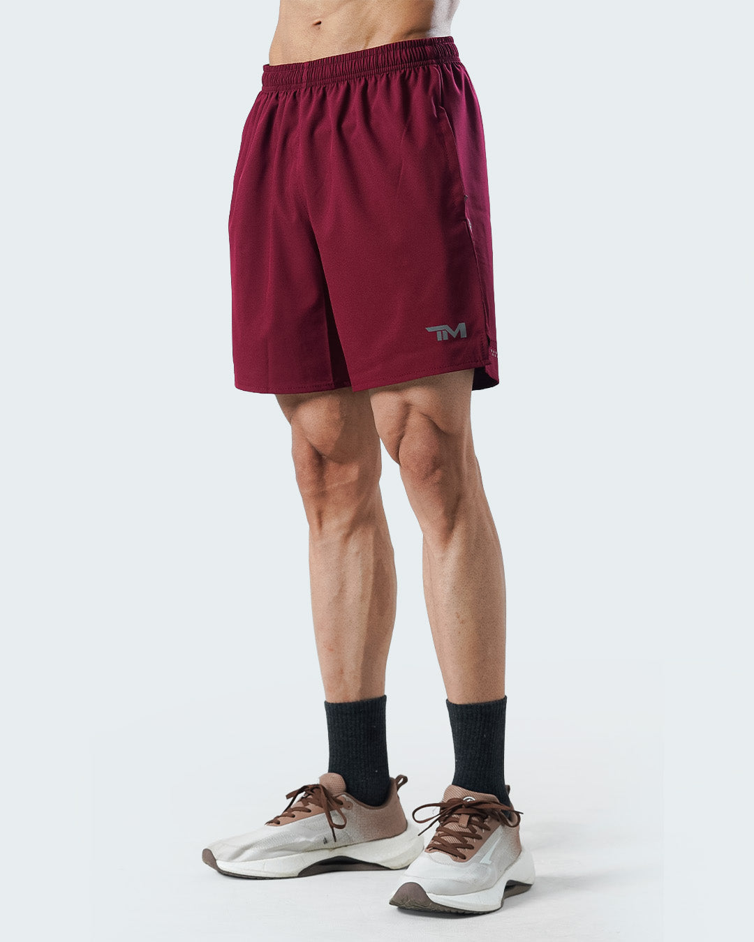 Run-Tech Shorts Deep Red. – TM Performance Wears
