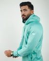 Sea Green Unisex Hoodie.