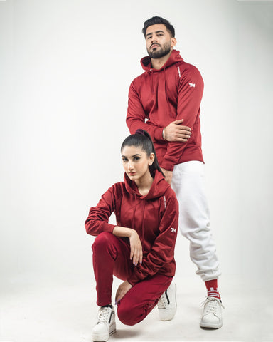 Red Unisex Hoodie.