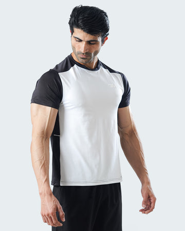 CORE-DRY SHIRT BLACK & WHITE