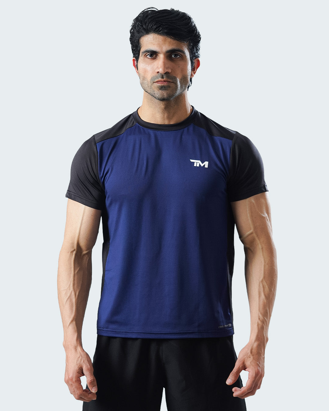 CORE-DRY SHIRT NAVY & BLACK