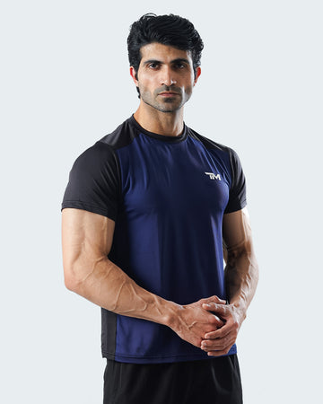 CORE-DRY SHIRT NAVY & BLACK