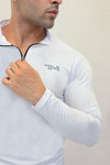 White flex compression shirt