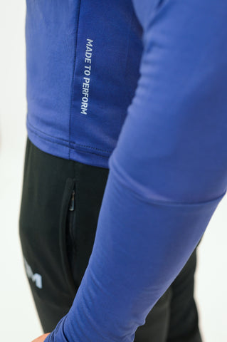 Navy blue flex compression shirt