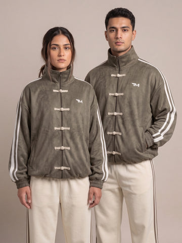 Knot Loop Jacket - Olive