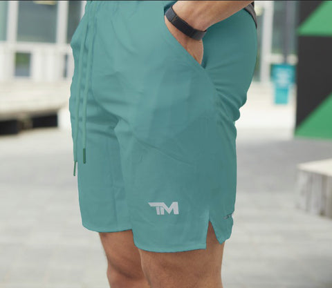 sea green robust shorts