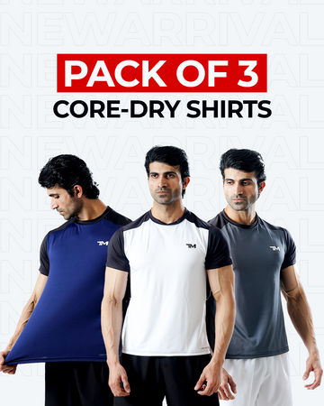PACK OF 3 CORE-DRY SHIRTS