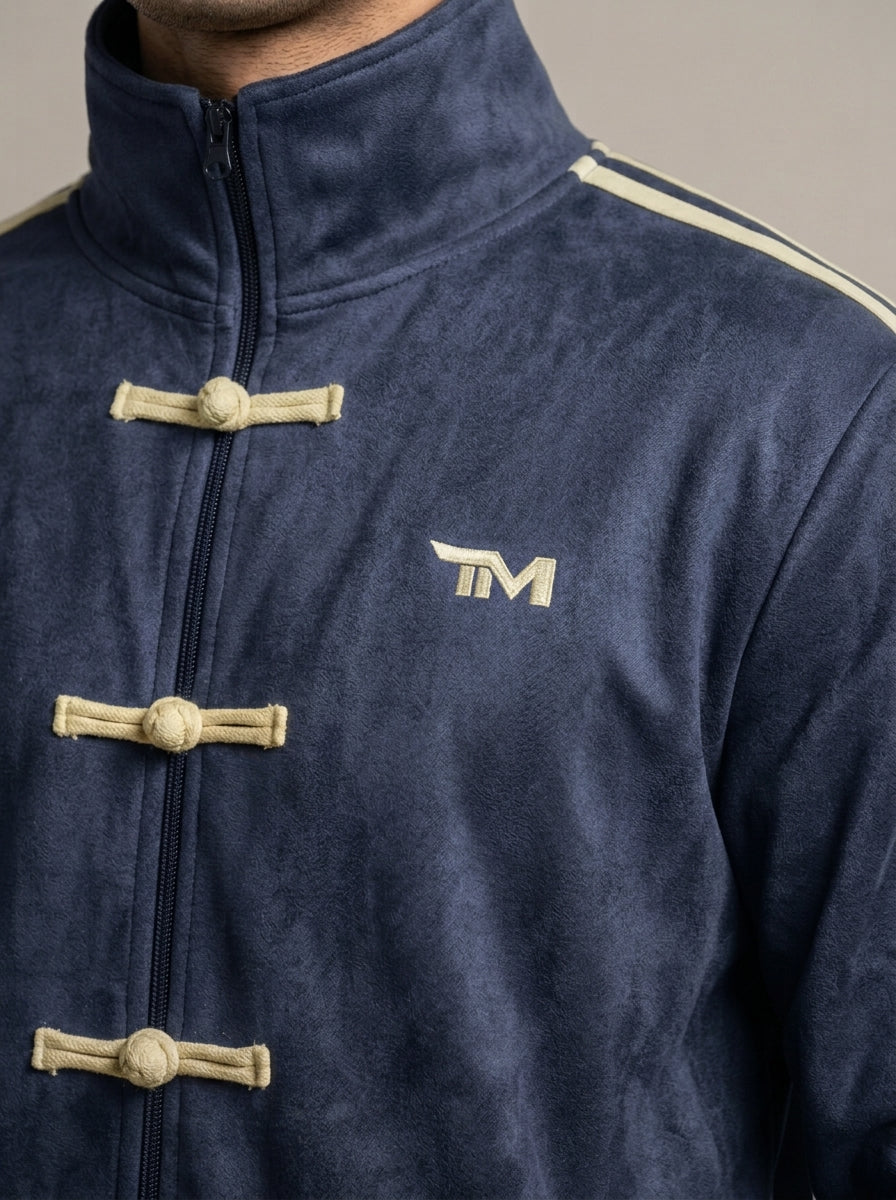 Knot Loop Jacket - Navy Blue