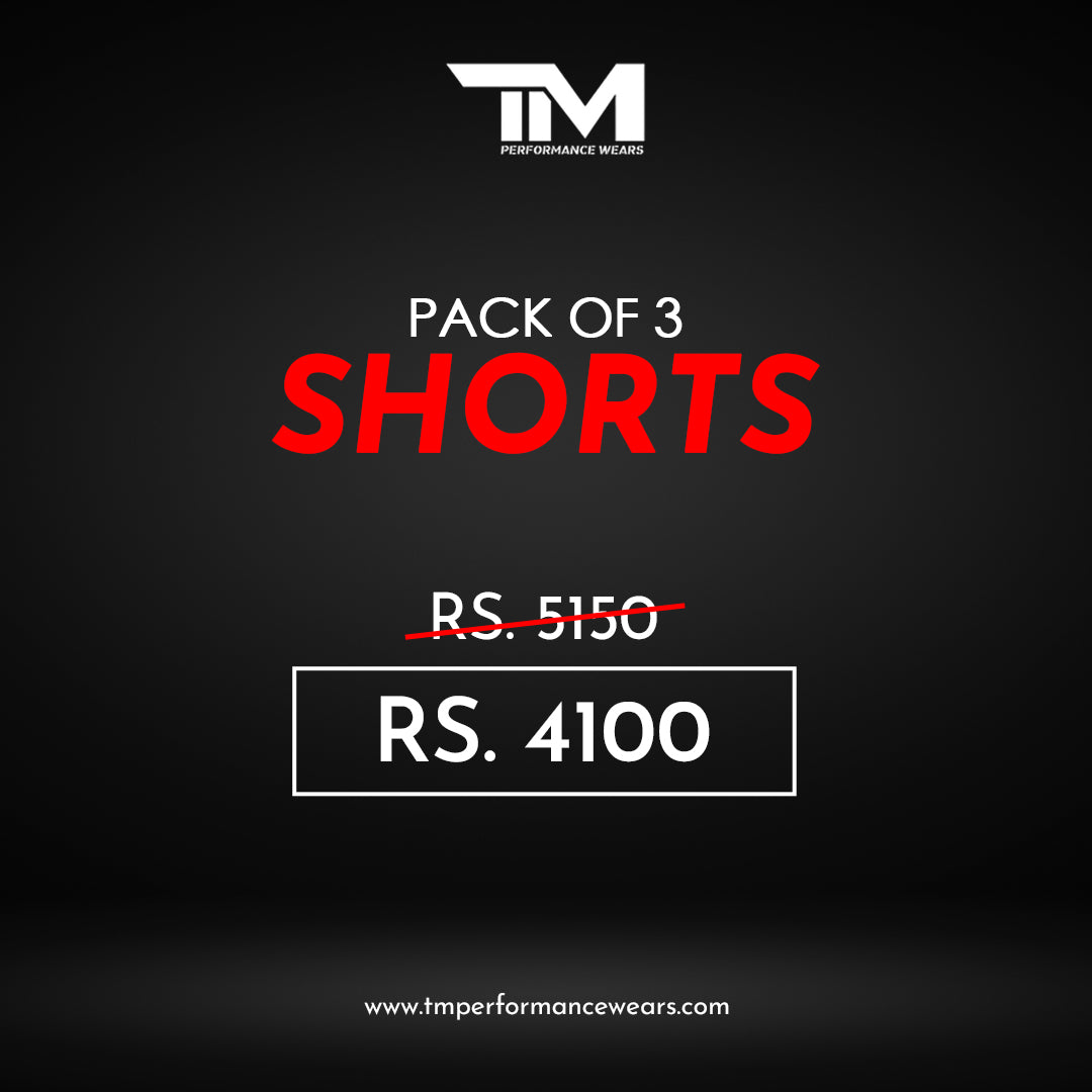 PACK OF 3 ROBUST SHORTS